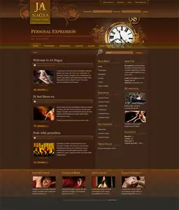 Ja Nagya Joomla 1.0.x and 1.5.x Template
