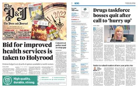The Press and Journal Moray – December 31, 2021