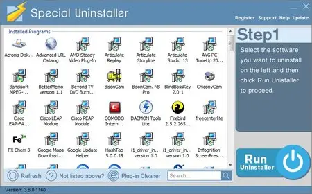 Special Uninstaller 3.6.0.1160 Portable