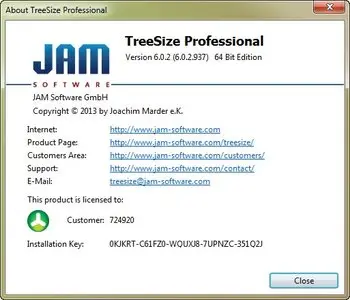 JAM Software TreeSize Professional 6.0.2.937 Retail (x86/x64)