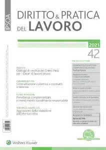 Diritto e Pratica del Lavoro N.42 - 30 Ottobre 2021