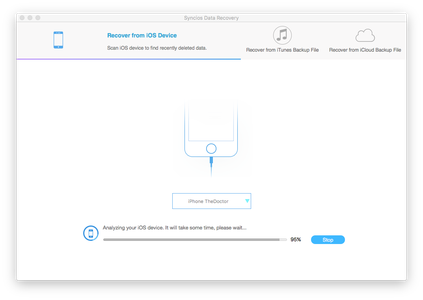 Syncios Data Recovery 1.1.5 Mac OS X