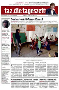 Tageszeitung TAZ vom 29 Oktober 2014