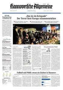 Hannoversche Allgemeine Zeitung - 16.11.2015