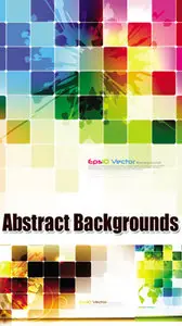 Abstract Pixel Backgrounds Vector