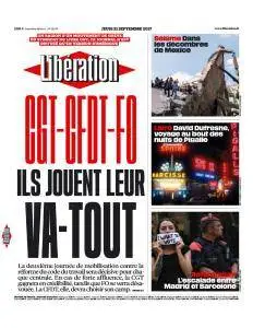 Libération du Jeudi 21 Septembre 2017