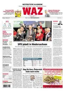 WAZ Westdeutsche Allgemeine Zeitung Bochum-Ost - 16. Oktober 2017