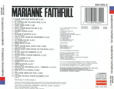 Marianne Faithfull - Marianne Faithfull (1965) (1989)