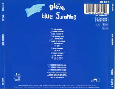 The Glove - Blue Sunshine (1983) [1990, Polydor 815 019-2]