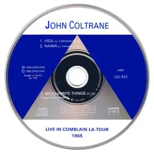 John Coltrane - Live In Comblain-la-Tour 1965 (1992) {Landscape LS2-922}