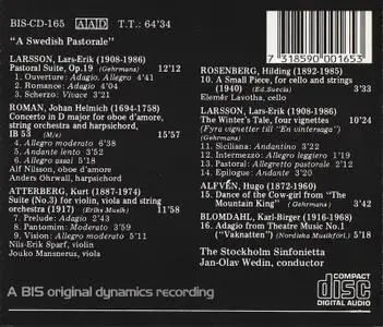 The Stockholm Sinfonietta, Jan-Olaw Wedin - A Swedish Pastorale (1988)