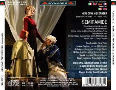 Rani Calderon, Orchestra Internazionale d’Italia - Giacomo Meyerbeer: Semiramide (2007)