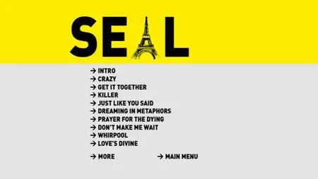 Seal - Live In Paris (2005) (DVD + CD)