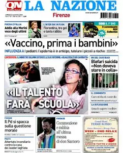 La Nazione 02 Novembre 2009