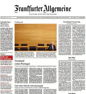 Frankfurter Allgemeine Zeitung vom 13 Mai 2011