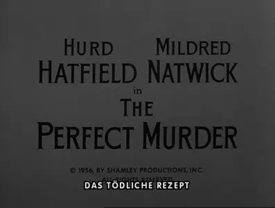 Alfred Hitchcock: The Perfect Murder (1956)