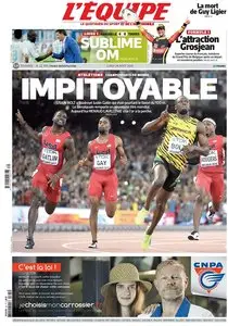 L'Equipe du Lundi 24 Août 2015