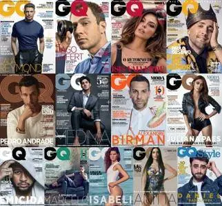 GQ - Brazil - Full Year 2017 Collection - Issues 70 a 81