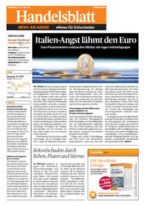 Handelsblatt News am Abend vom 12.07.2011
