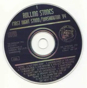 The Rolling Stones - First Night Stand: Washington '94 (Vol.I-II) (1996)