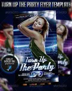 GraphicRiver Turn Up The Party Flyer Template
