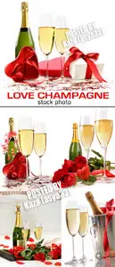 Valentine champagne