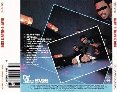 Davy D - Davy's Ride (1987) {Def Jam/Columbia}
