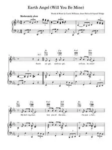 Earth angel - The Platters (Piano-Vocal-Guitar (Piano Accompaniment))