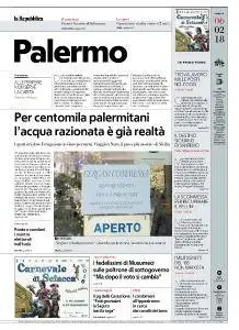 la Repubblica Palermo - 6 Febbraio 2018