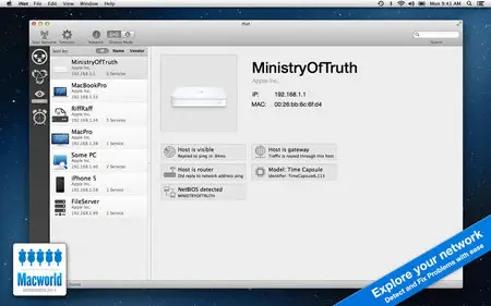 INet Network Toolbox v1.3.8 Mac OS X