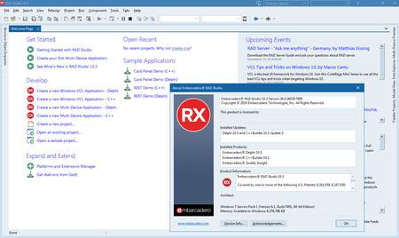 Embarcadero RAD Studio 10.3.3 Rio Architect 26.0.36039.7899