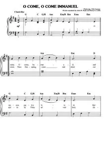 Christmas Sheet Music - O Come O Come Immanuel