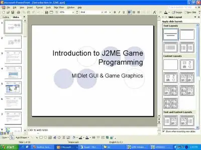 Game Development using J2ME