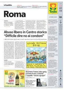 la Repubblica Roma - 22 Marzo 2018