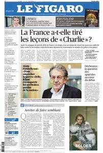 Le Figaro du Mercredi 6 Janvier 2016