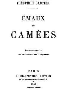 «Émaux et camées» by Théophile Gautier