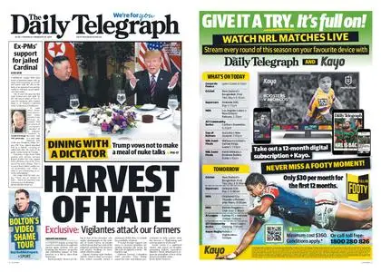 The Daily Telegraph (Sydney) – February 28, 2019