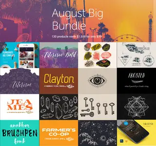 CreativeMarket - August Big Bundle