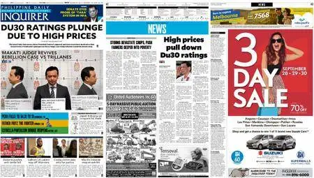 Philippine Daily Inquirer – September 26, 2018