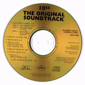 10cc - The Original Soundtrack (1975) {1995, Unreleased DCC Gold GZS-1083} Re-Up