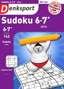 Denksport Sudoku 6-7* ultra – 13 augustus 2020