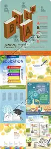 Infographics and diagram design elements vector set 217