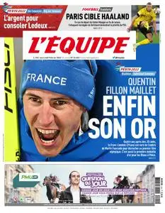 L’equipe du Mercredi 9 Février 2022