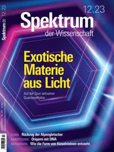 Spektrum der Wissenschaft - Dezember 2023