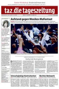 Tageszeitung TAZ vom 10 November 2014