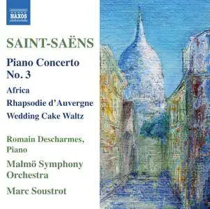 Romain Descharmes, Malmö Symphony Orchestra & Marc Soustrot - Saint-Saëns: Piano Concertos, Vol. 2 (2017)