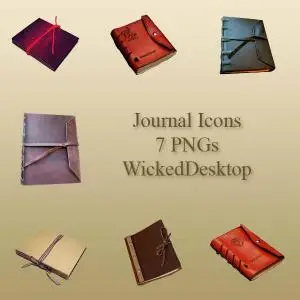 Old Books and Papers Icons 