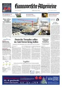 Hannoversche Allgemeine Zeitung - 27.11.2015