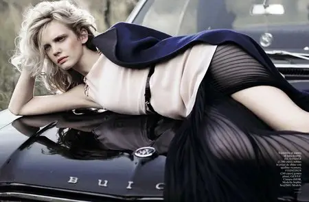 Sophie Srej by Stefano Galuzzi for Glamour Italy August 2012