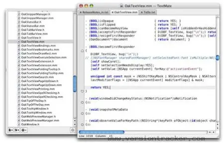 TextMate 1.5.9 (1589)